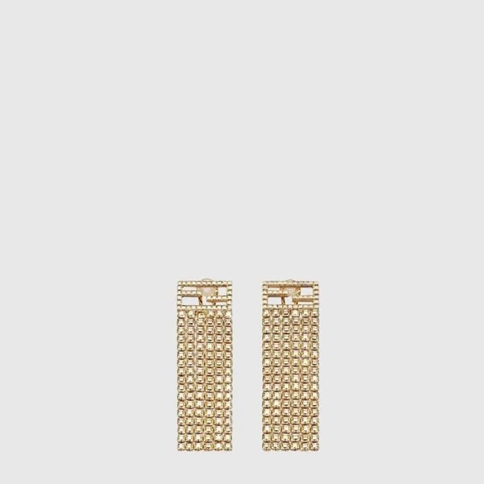 펜디 여성 FF 이어링 - Fendi Womens FF Earring - acc10346x - 1
