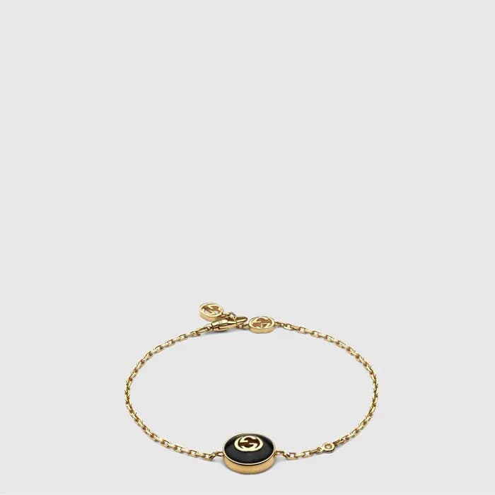 구찌 여성 인터로킹 체인 브레이슬릿 - Gucci Womens Interlocking Chain Bracelet - acc10831x - 1