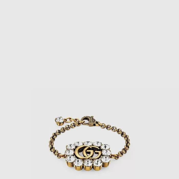 구찌 여성 크리스탈 GG 브레이슬릿 - Gucci Womens Crystal GG Bracelet - acc10897x - 1