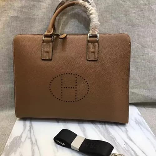 [커스텀급]에르메스 비지니스 브라운 가죽 남성용 서류가방 he0001b - Hermes B… - 1