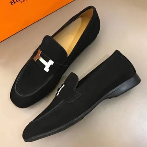 [에르메스] 패리스 로퍼 스웨이드 남성용 신발 he0003x - Hermes Paris l… - 1