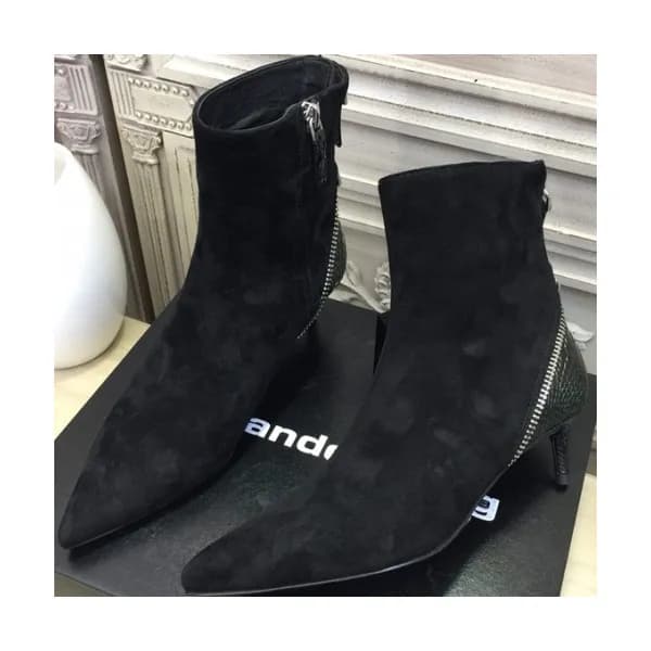 ALEXANDER WANG 2018 LADIES LEATHER ANKLE BOOTS - 알… - 1