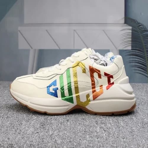 Gucci 2018 Mens Leather Running Shoes - 구찌 남성 레더 런… - 1