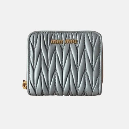 MiuMiu 2018 Ladies Matelassé Bifold Wallet 5M0522 … - 1