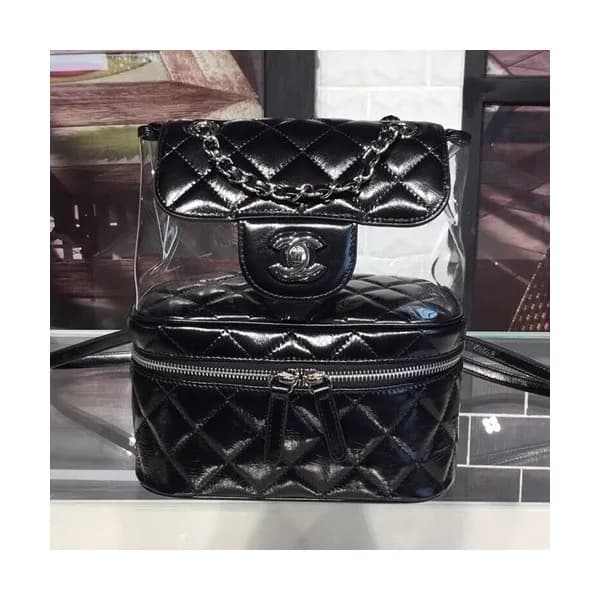 Chanel Women PVC Back Pack ,21.5CM - 샤넬 여성용 PVC 백팩… - 1