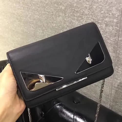 Fendi Mini Chain Shoulder Bag ,19CM - 펜디 백벅스 미니 체인… - 1