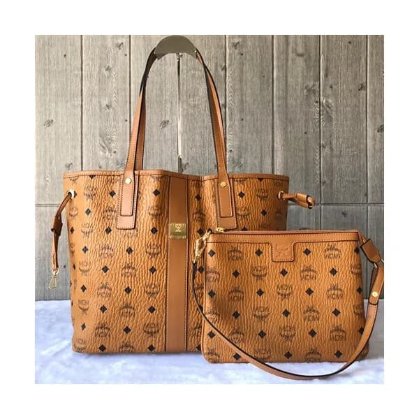 MCM Visetos Tote Shoulder Shopper Bag,33cm - 엠씨엠 여… - 1