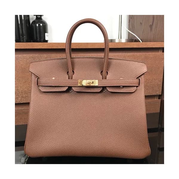 Hermes Birkin Togo Leather Tote Shoulder Bag ,25cm… - 1