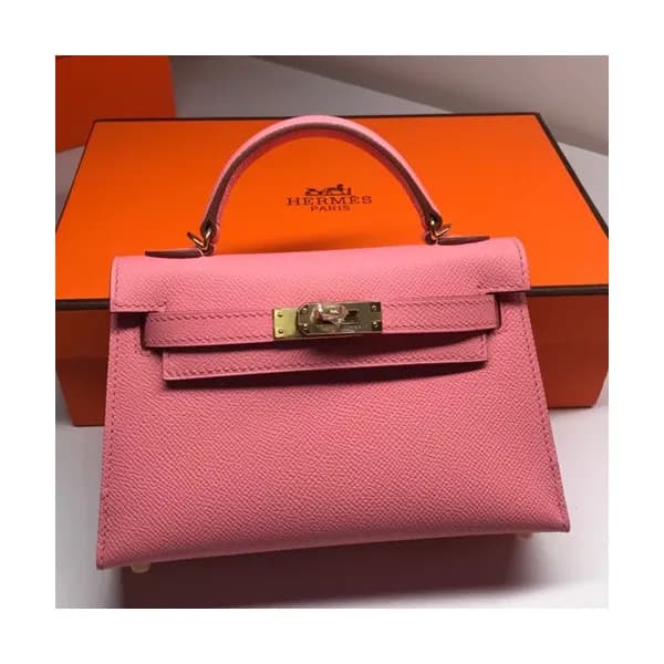 Hermes Mini Kelly 2 Epsom Leather Tote Shoulder Ba… - 1