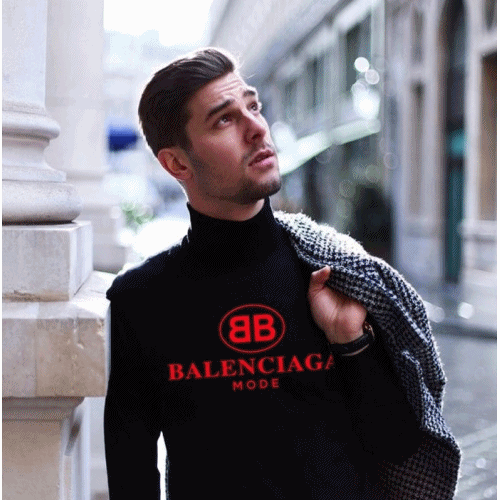 Balenciaga 2018 MM/WM Mode Logo Turtleneck - 발렌시아가… - 1