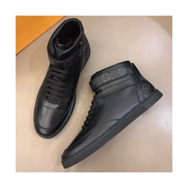 [매장판] Louis Vuitton 2018 Mens High-top Leather Sne… - 1