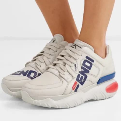 Fendi x Fila 2018 Logo Sneakers - 펜디 x 휠라 로고 스니커즈 … - 1