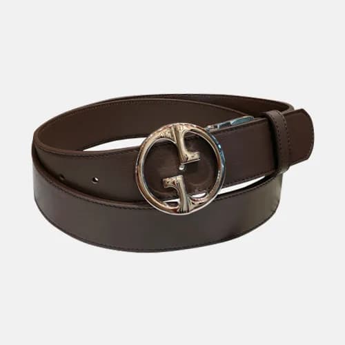 Gucci 2019 Ladies GG Buckle Leather Belt - 구찌 신상 여… - 1