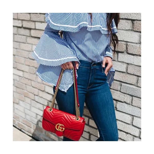 Gucci Marmont Matlase Women Shoulder Bag ,26CM- 구찌… - 1