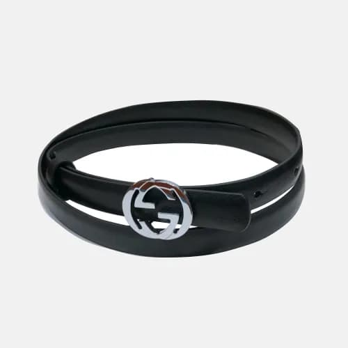 Gucci 2019 Ladies GG Buckle Business Leather Belt … - 1