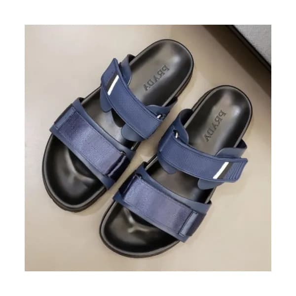 Prada 2019 Mens Velcro Strap Slipper - 프라다 남성 벨크로 … - 1
