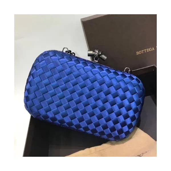 Bottega Veneta Blue Chain Shoulder Cross Bag,20cm … - 1