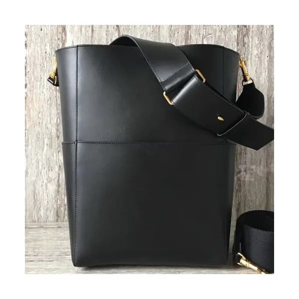 Celine Leather Sangle Shoulder Bag,33CM - 셀린느 레더 상… - 1
