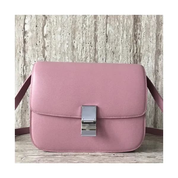Celine Leather Classic Box Shoulder Bag,24CM - 셀린느… - 1