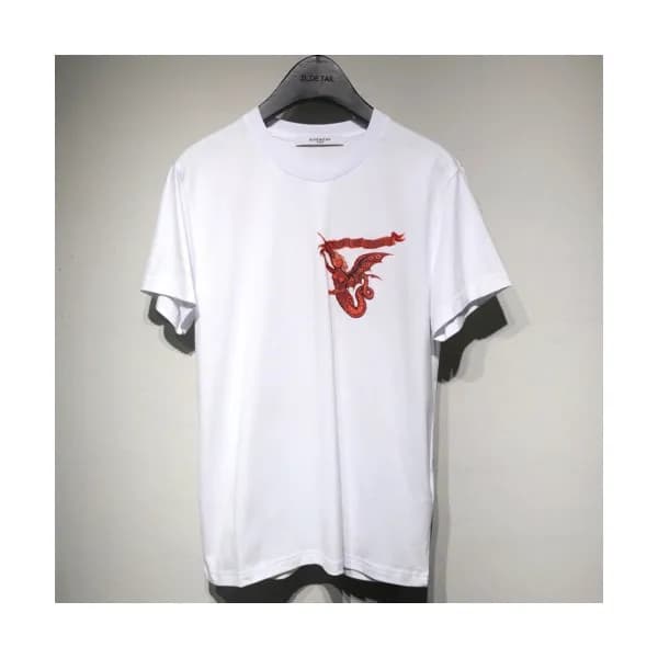 Givenchy 2019 Mens Crew-neck Cotton Short Sleeved … - 1