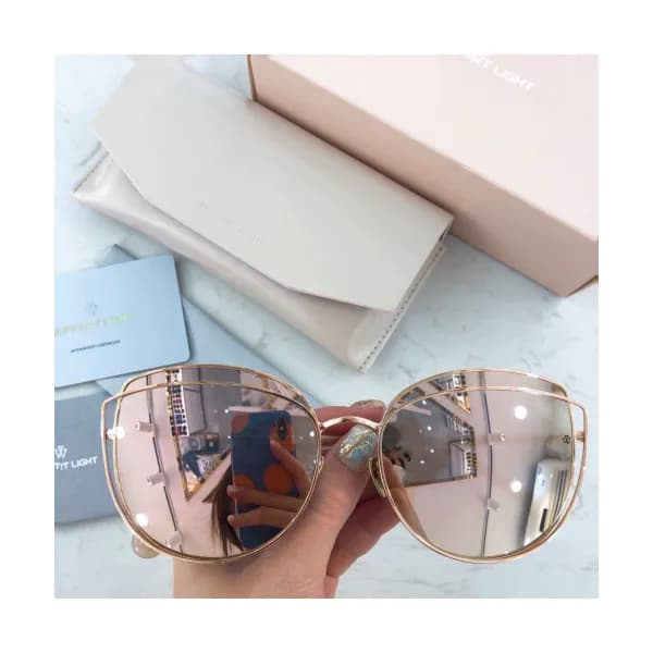 Support light 2019 Womens Trendy Metal Frame Eyewe…