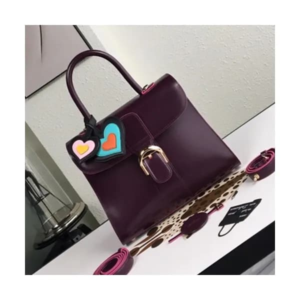 Delvaux 2019 Brillant Leather Tote Shoulder Bag,28… - 1