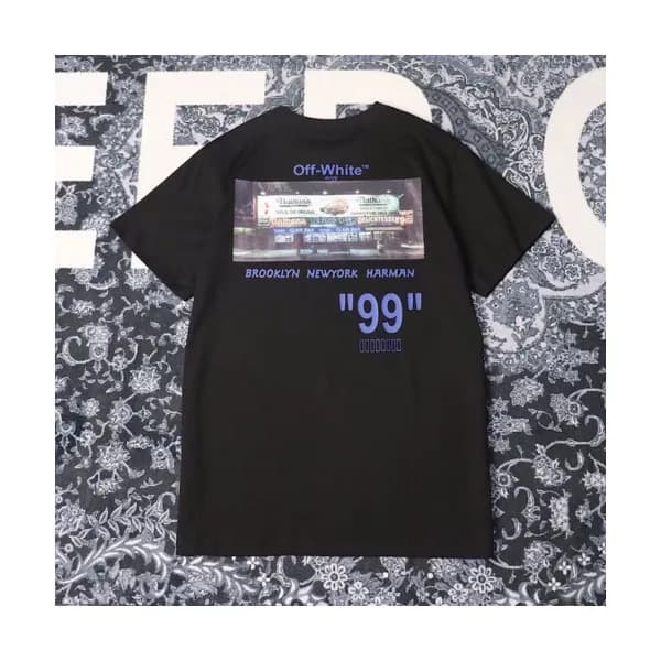 Off-white 2019 Mm/Wm Printing Logo Crew - neck Cot… - 1