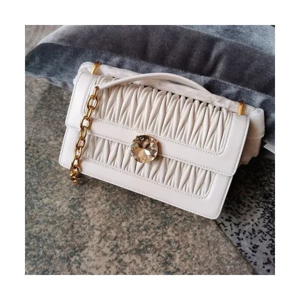 MiuMiu 2019 Solitaire Matelasse Chain Shoulder Cro… - 1
