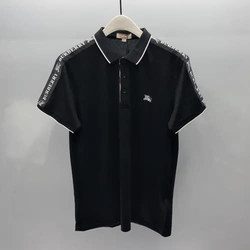 Burberry 2019 Mens Logo Cotton Short Sleeved Polo … - 1