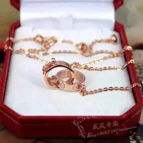 CARTIER Choker 18k Rose Gold - 까르띠에 여성용 목걸이 18K… - 1