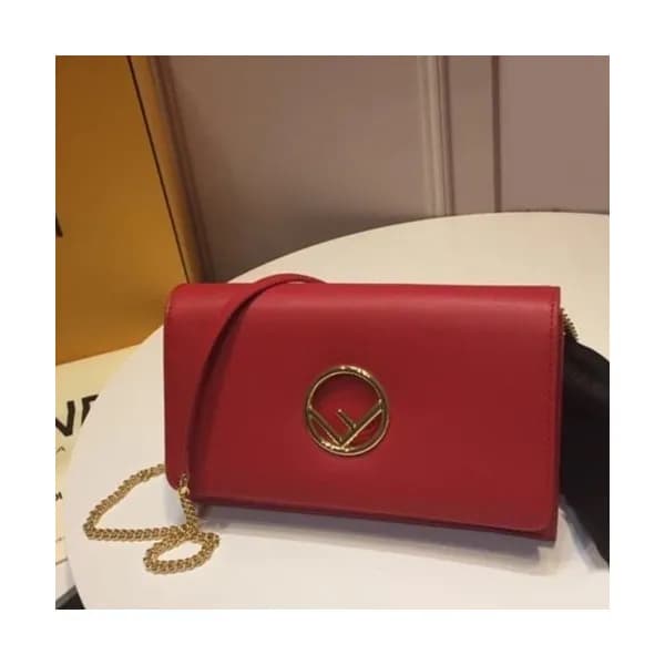 Fendi 2019 Mini Chain Shoulder Cross Bag ,22.5CM -… - 1