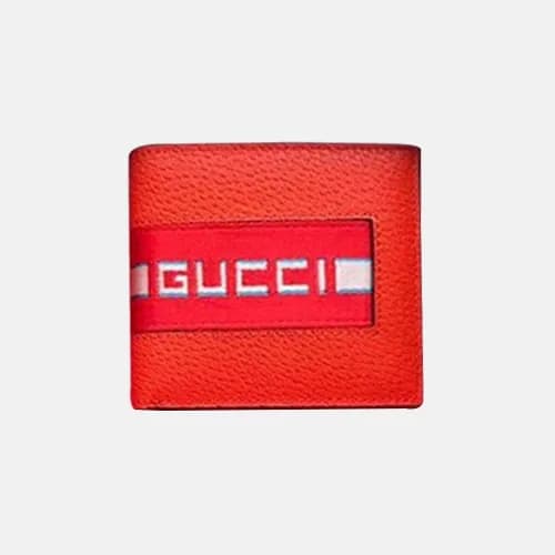 Gucci 2019 Stripe Leather Wallet 473905 - 구찌 남여공용… - 1