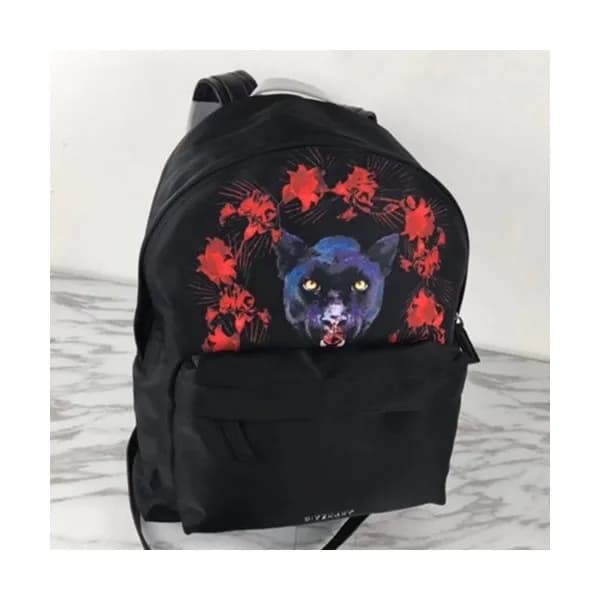 Givenchy 2019 Canvas & Leather Back Pack,41cm - 지방… - 1