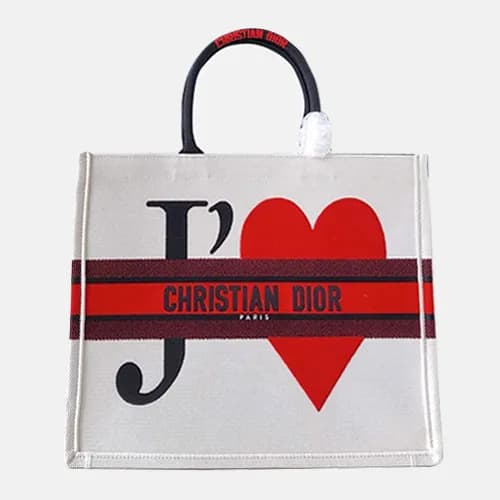 Dior 2019 Women Canvas Book Tote Shopper Bag ,41.5… - 1