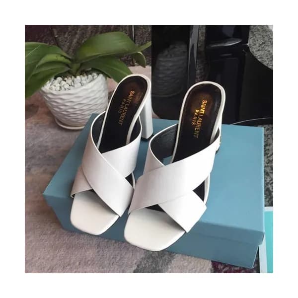 Saint Laurent 2019 Ladies High Heel Slipper - 입생로랑… - 1