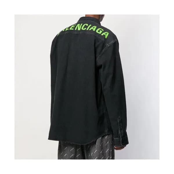 Balenciaga 2019 Mens Logo Oversize Cotton shirt - … - 1