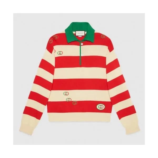 Gucci 2019 Mm/Wm Stripe Polo Sweater - 구찌 2019 남자 … - 1