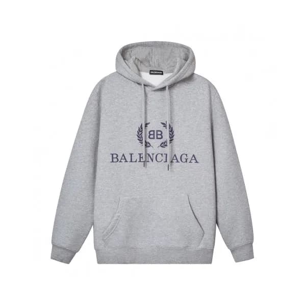Balenciaga 2019 Mm/Wm Logo Oversize Cotton Hood Te… - 1