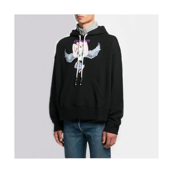Palm Angels 2019 Mm/Wm Logo Oversize Cotton Hood … - 1