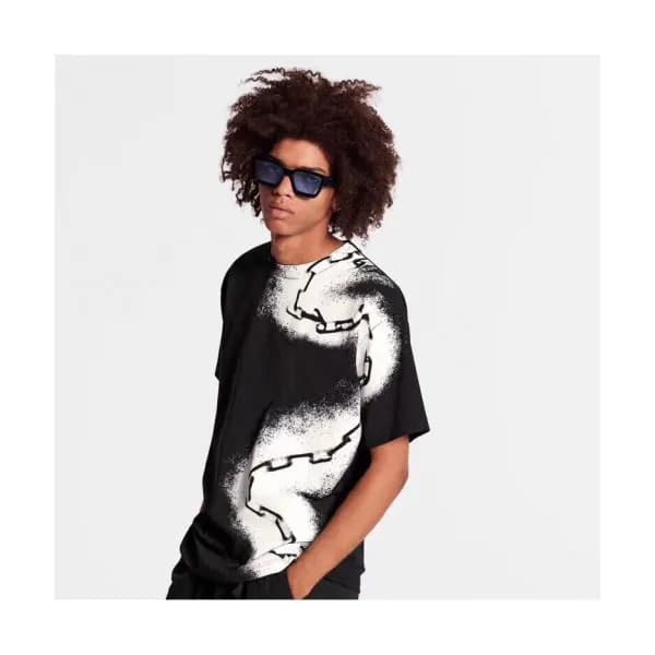 Louis vuitton 2019 Mens Crew -neck Cotton Short Sl… - 1