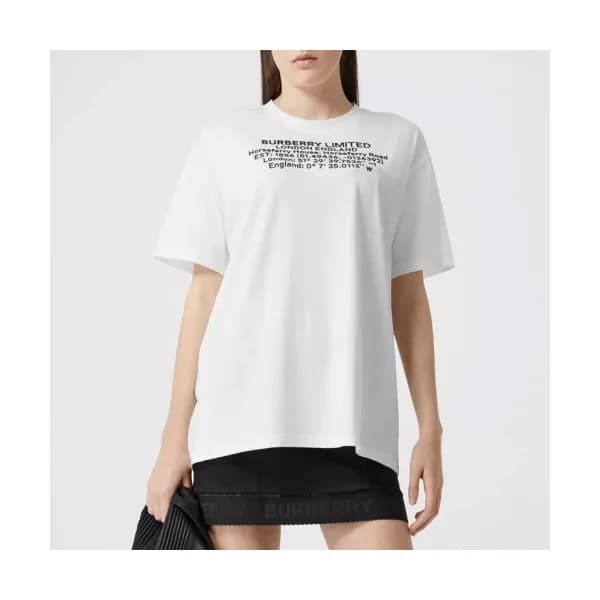 [버버리]Burberry 2020 Mm/Wm Logo Cotton Short Sleeved… - 1