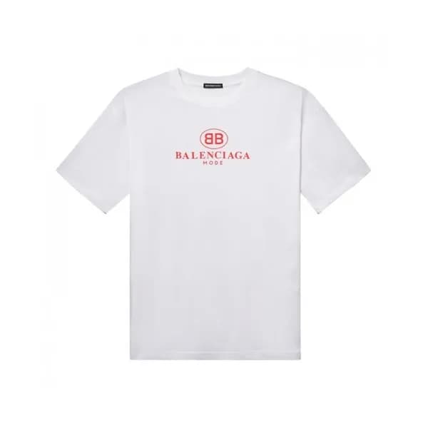 [발렌시아가]Balenciaga 2020 Mm/Wm Logo Cotton Short Sle… - 1