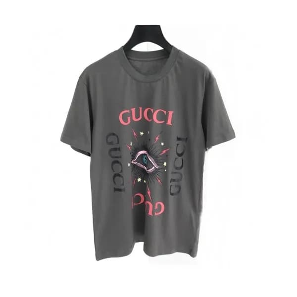 [매장판]Gucci 2020 Mm/Wm Logo Cotton Short Sleeved Ts… - 1