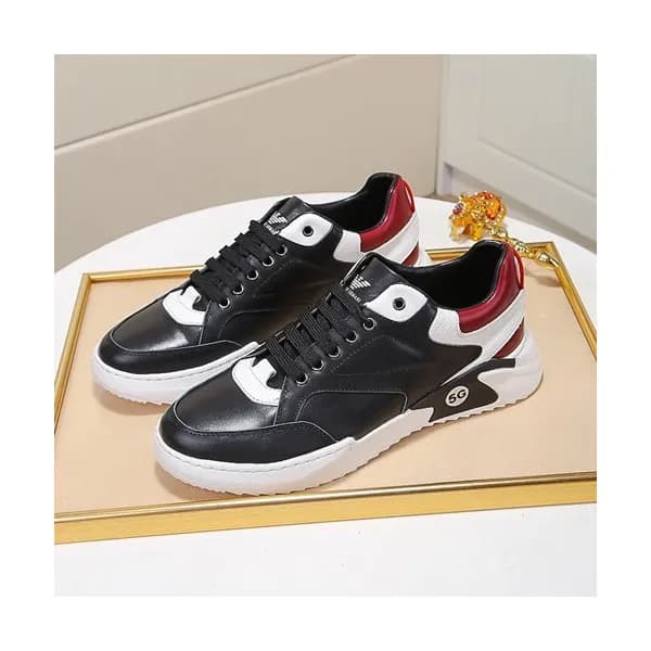 Armani 2020 Mens Leather Sneakers - 알마니 2020 남성용 … - 1