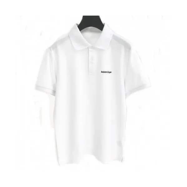 [발렌시아가]Balenciaga 2020 Mens Logo Cotton Polo Short… - 1