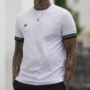 Fredperry 2020 Mens Business Cotton Short Sleeved …