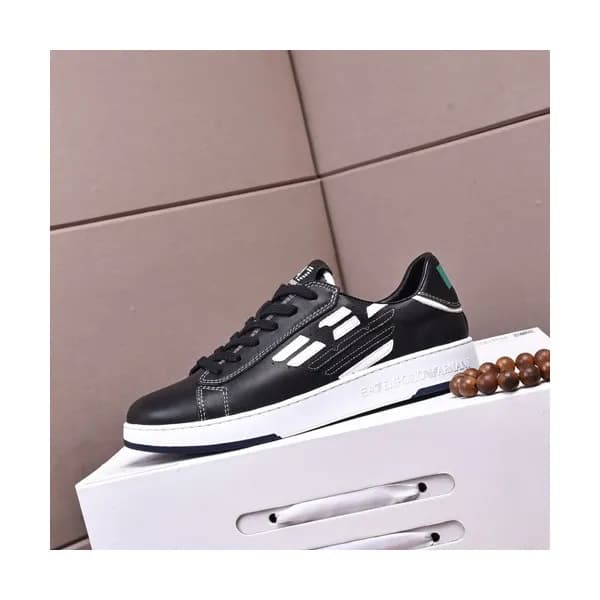 Armani 2020 Mens Leather Sneakers - 알마니 2020 남성용 … - 1