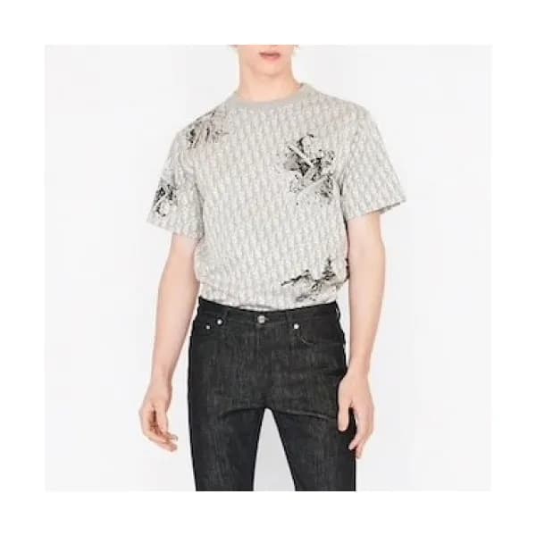 [디올]Dior 2020 Mm/Wm Logo Cotton Short Sleeved Tshi… - 1