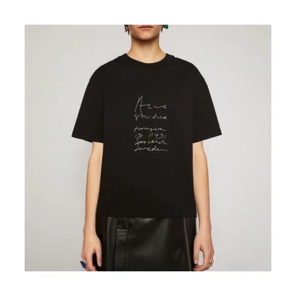 Acne Studios Womens Short Sleeved Tshirt - 아크네 스튜디… - 1