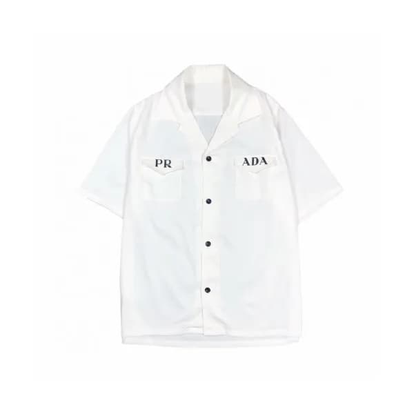Prada 2020 Mens Basic Silk Short Sleeved Tshirts -… - 1